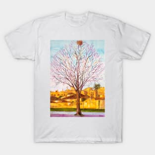 Winter in Castello d'Empuries. The Old Nest T-Shirt